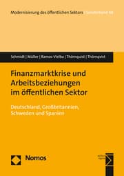 Cover von Finanzmarktkrise und Arbeitsbeziehungen im öffentlichen Sektor