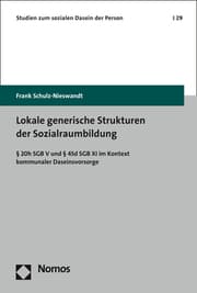 Cover von Lokale generische Strukturen der Sozialraumbildung