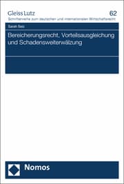 Cover von Bereicherungsrecht, Vorteilsausgleichung und Schadensweiterwälzung