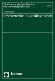 Cover von Urheberrechte als Kreditsicherheit