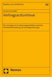 Cover von Vertragsarztuntreue