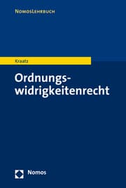 Cover von Ordnungswidrigkeitenrecht
