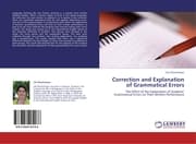 Cover von Correction and Explanation of Grammatical Errors