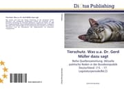 Cover von Tierschutz.Was u.a.Dr.Gerd Müller dazu sagt