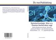 Cover von Nanotechnologie.Was u.a.Thomas Rachel dazu sagt