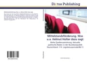 Cover von Mittelstandsförderung.Was u.a.Helmut Holter dazu sagt