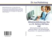 Cover von Mittelstandsförderung.Was u.a.Dr.Barbara Höll dazu sagt