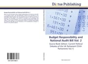 Cover von Budget Responsibility and National Audit Bill Vol.2