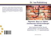 Cover von Neonazis. Was u.a. Sabine Leutheusser-Schnarrenberger dazu sagt
