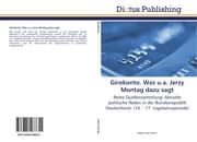 Cover von Girokonto.Was u.a.Jerzy Montag dazu sagt