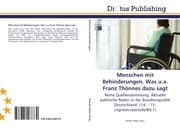 Cover von Menschen mit Behinderungen.Was u.a.Franz Thönnes dazu sagt