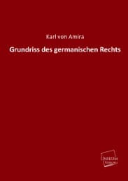 Cover von Grundriss des germanischen Rechts