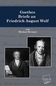 Cover von Goethes Briefe an Friedrich August Wolf