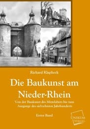 Cover von Die Baukunst am Nieder-Rhein