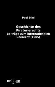 Cover von Geschichte des Piraterierechts