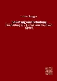 Cover von Belastung und Entartung