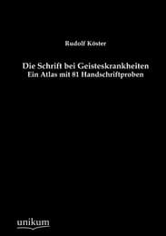 Cover von Die Schrift bei Geisteskrankheiten