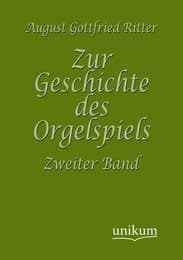 Cover von Zur Geschichte des Orgelspiels