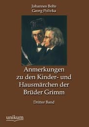 Cover von Anmerkungen zu den Kinder- und Hausmärchen der Brüder Grimm