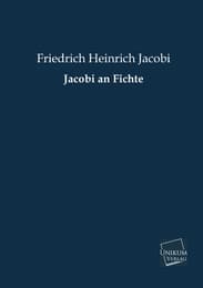 Cover von Jacobi an Fichte