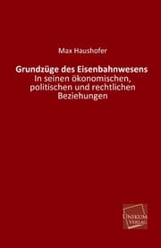 Cover von Grundzüge des Eisenbahnwesens