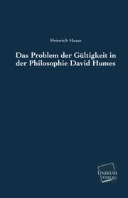 Cover von Das Problem der Gültigkeit in der Philosophie David Humes