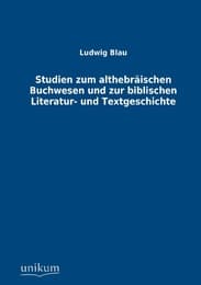 Cover von Studien zum althebräischen Buchwesen und zur biblischen Literatur- und Textgeschichte