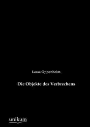 Cover von Die Objekte des Verbrechens