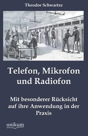 Cover von Telefon, Mikrofon und Radiofon