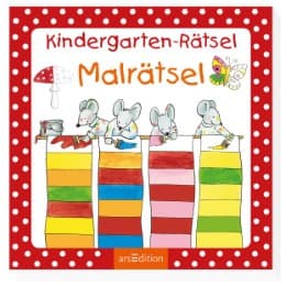 Cover von Kindergarten-Rätsel Malrätsel