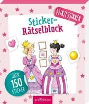 Cover von Sticker-Rätselblock Prinzessinnen