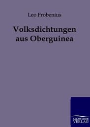 Cover von Volksdichtungen aus Oberguinea