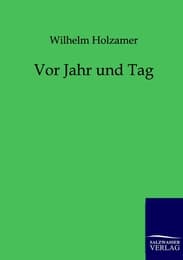 Cover von Vor Jahr und Tag