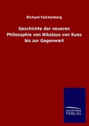 Cover von Geschichte der neueren Philosophie von Nikolaus von Kues bis zur Gegenwart