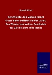 Cover von Geschichte des Volkes Israel