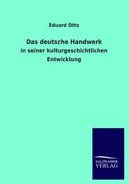 Cover von Das deutsche Handwerk