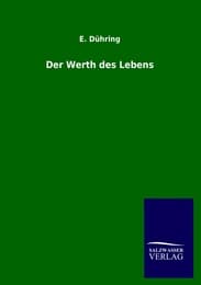 Cover von Der Werth des Lebens