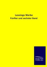 Cover von Lessings Werke