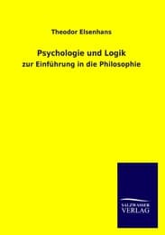Cover von Psychologie und Logik