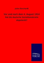 Cover von Vor und nach dem 4.August 1914