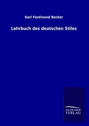 Cover von Lehrbuch des deutschen Stiles