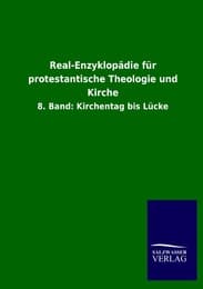 Cover von Real-Enzyklopädie für protestantische Theologie und Kirche