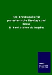 Cover von Real-Enzyklopädie für protestantische Theologie und Kirche
