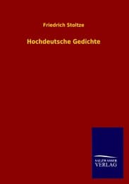 Cover von Hochdeutsche Gedichte