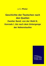 Cover von Geschichte der Teutschen nach den Quellen