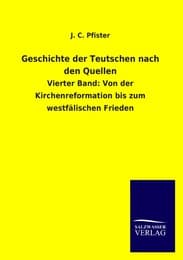 Cover von Geschichte der Teutschen nach den Quellen