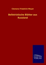 Cover von Belletristische Blätter aus Russland
