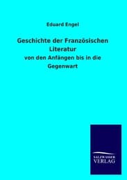 Cover von Geschichte der Französischen Literatur