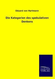 Cover von Die Kategorien des spekulativen Denkens