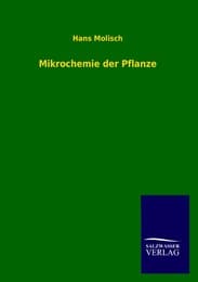 Cover von Mikrochemie der Pflanze